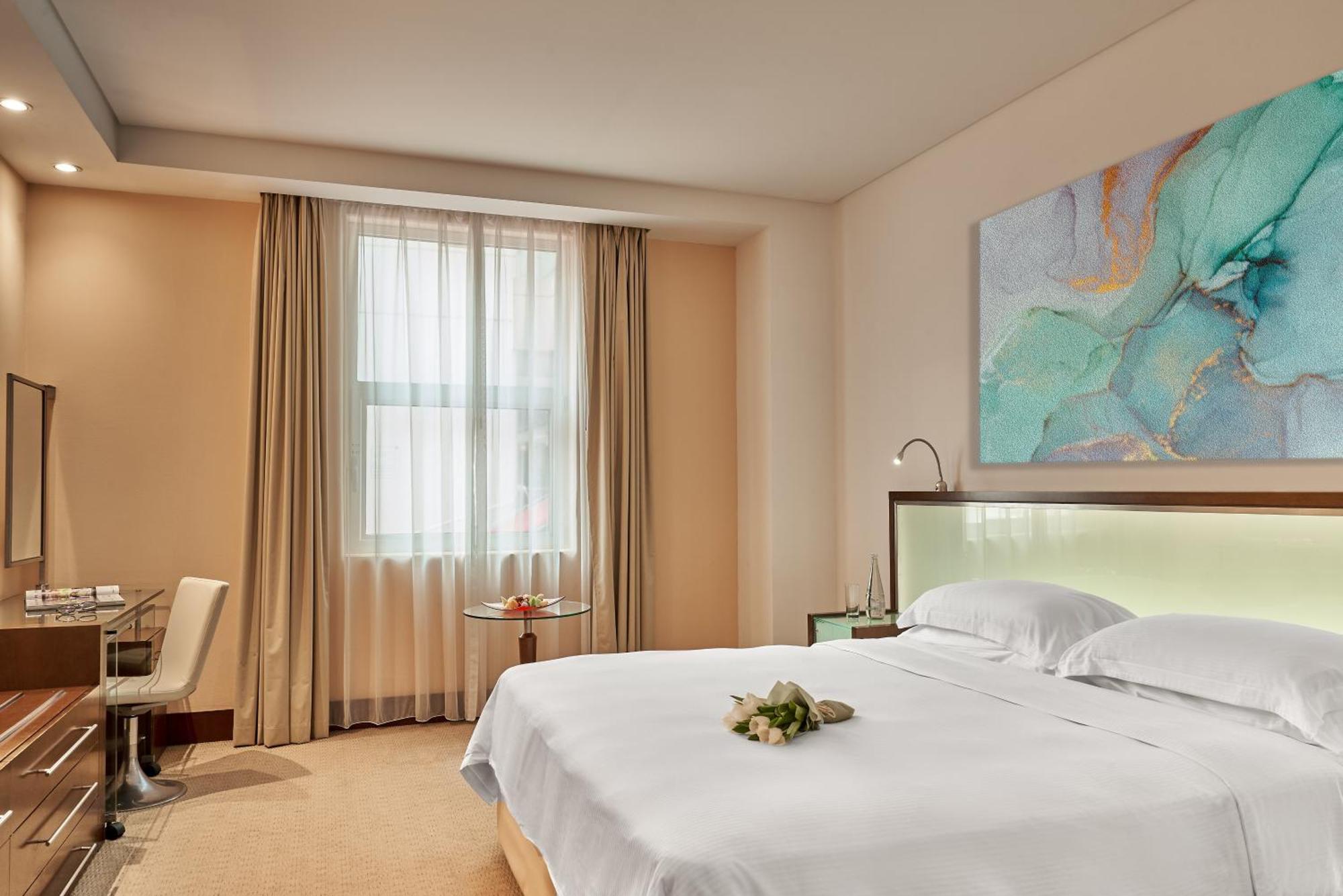 Suite met 1 Slaapkamer en Kingsize Bed en Uitzicht op de Stad