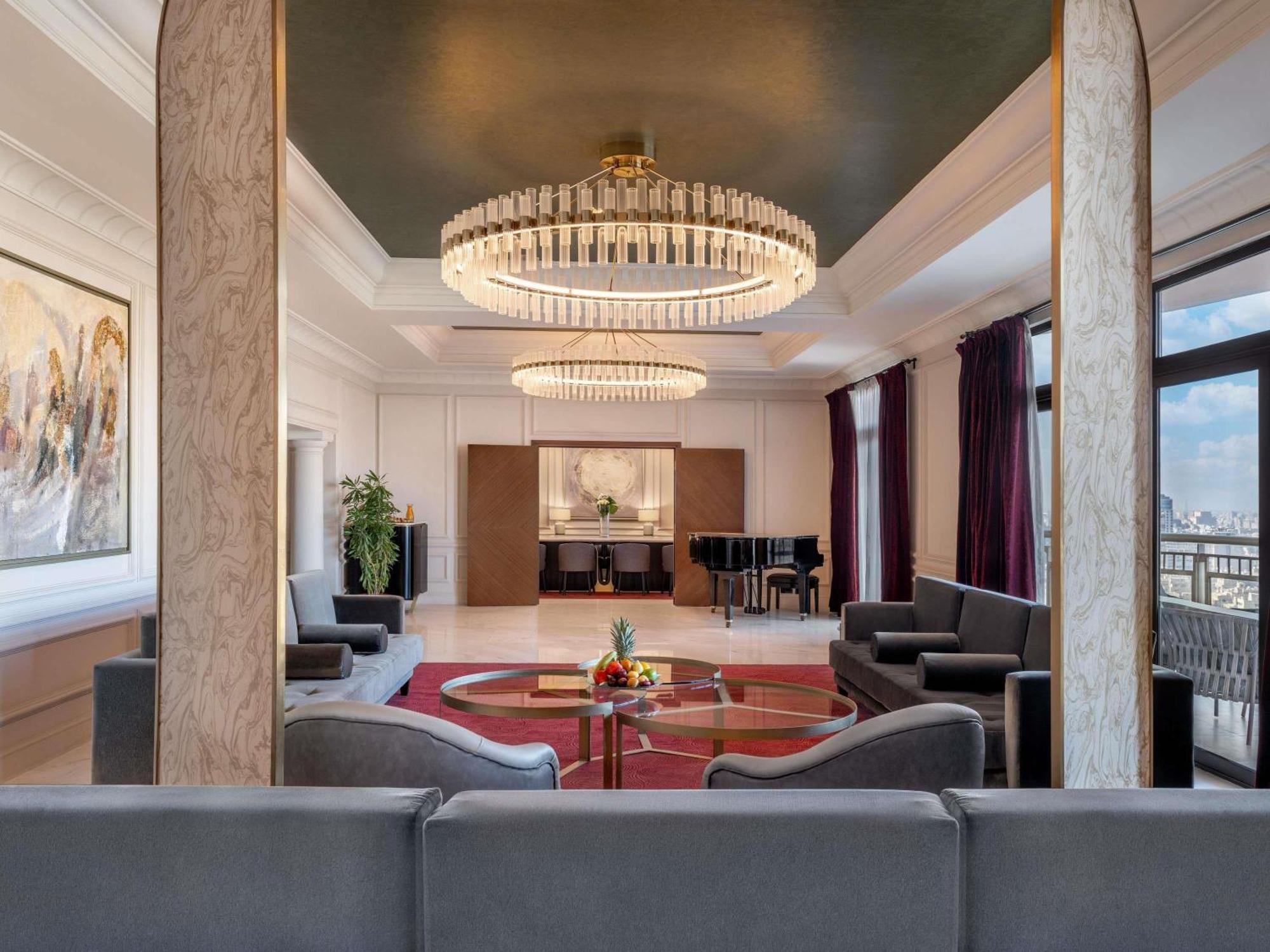 Suite Lit King-Size Royale avec Accès au Club Millésime - Vue sur le Nil