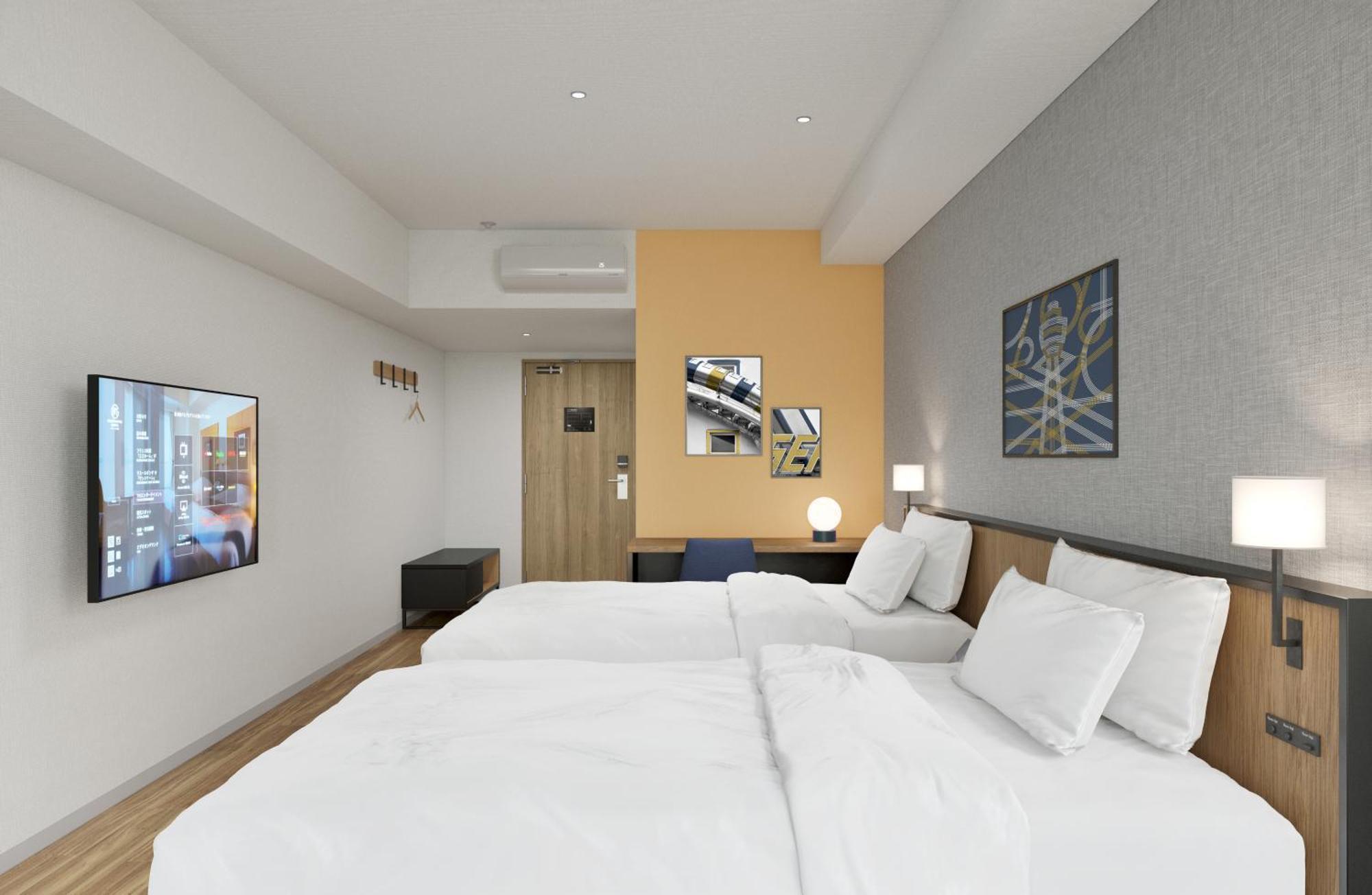 Twin Room with City View