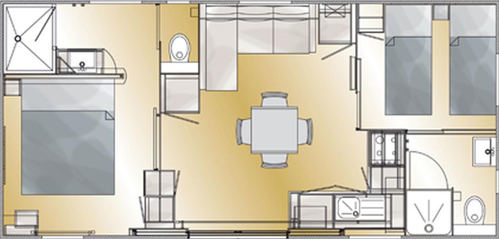 Chalet mit 2 Schlafzimmern