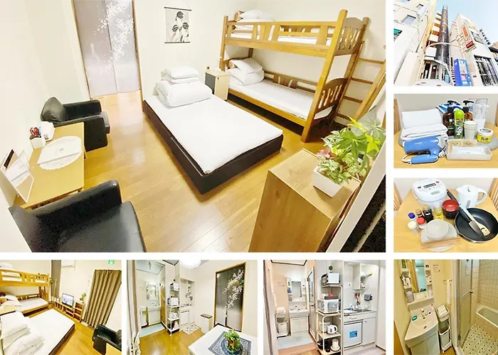 Petithotel017: Family Rooms with Kitchenettes in Central Tokushima
