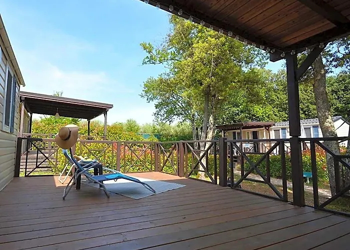 Eden Mobilhome With Xxl Terrace In Naturist Resort Solaris Fkk